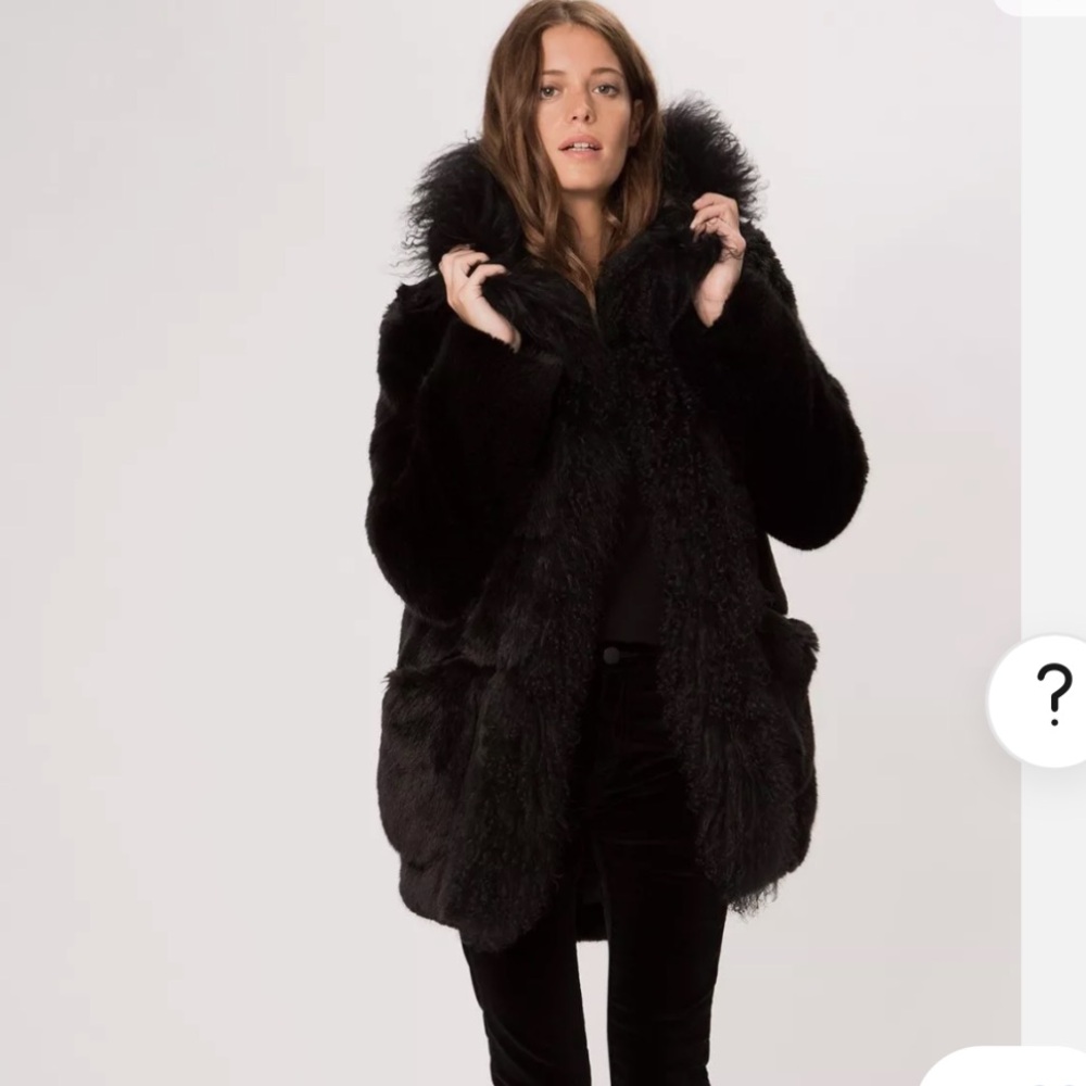 King Kong faux fur coat - Maje